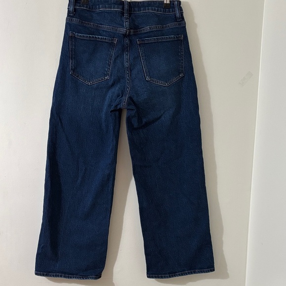 Quince Bella Stretch Relaxed Straight Stormy Blue Size 28 - Picture 5 of 9